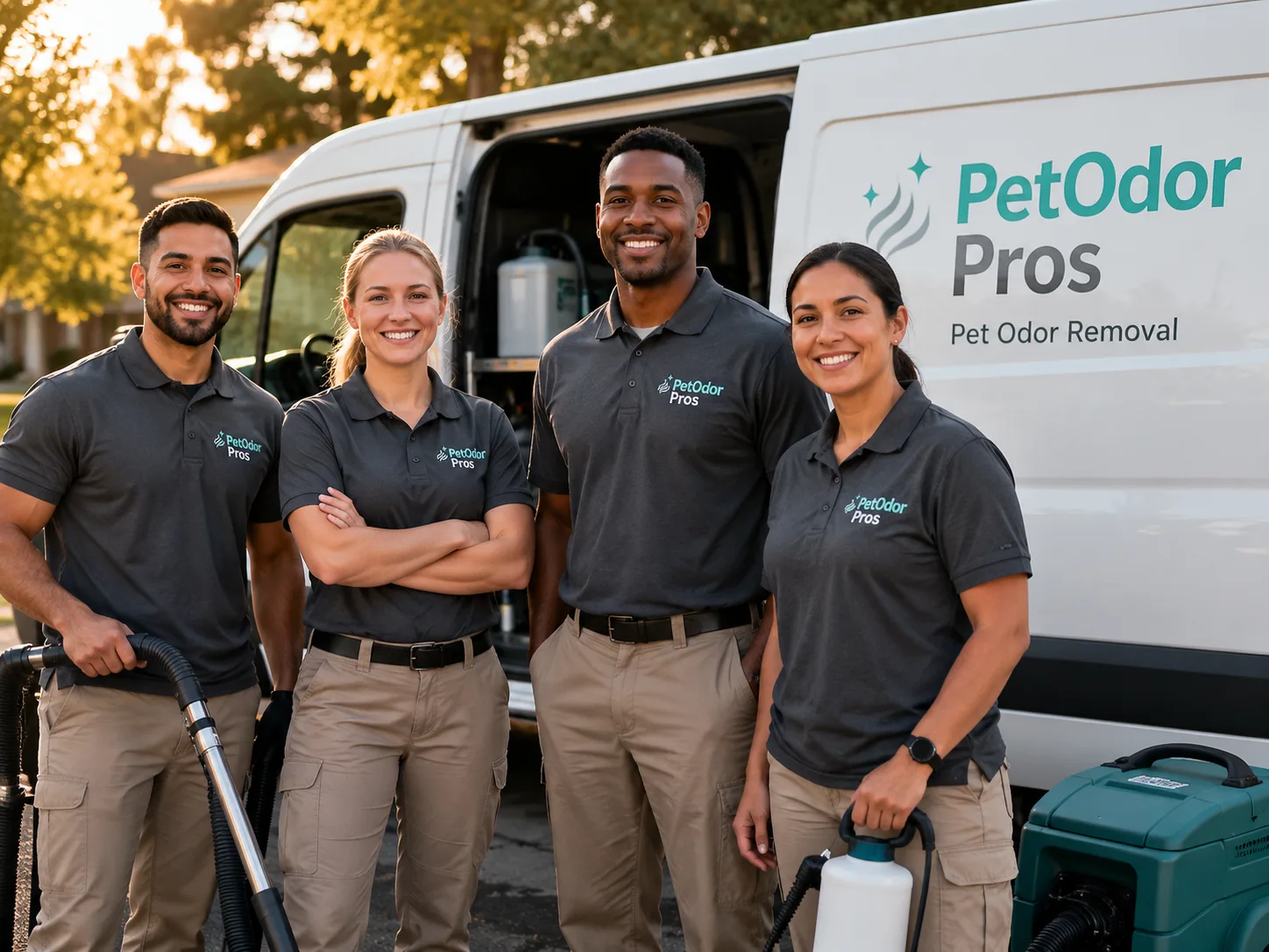 Pet Odor Removal team serving Rosharon, TX